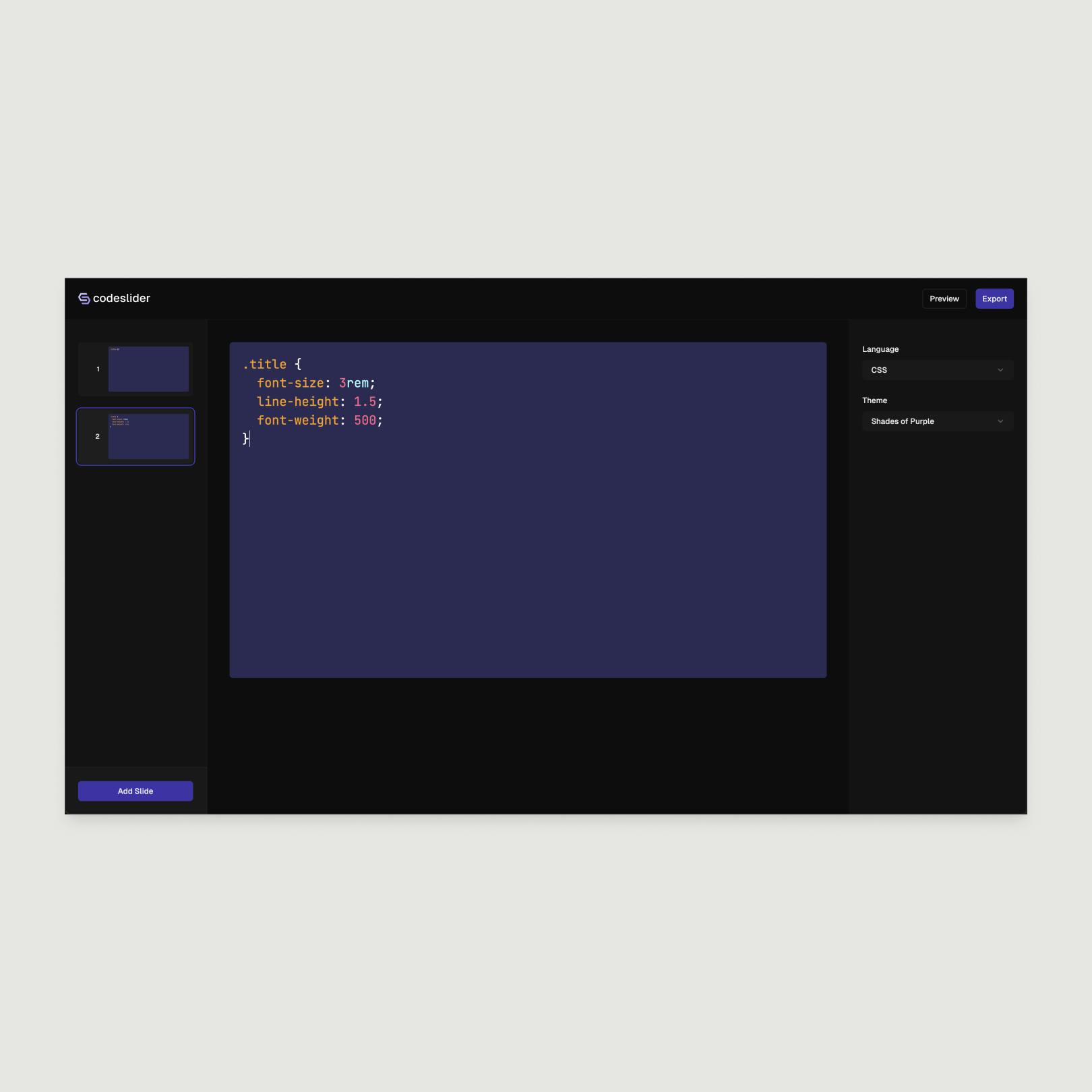 CodeSlider with CSS and new theme